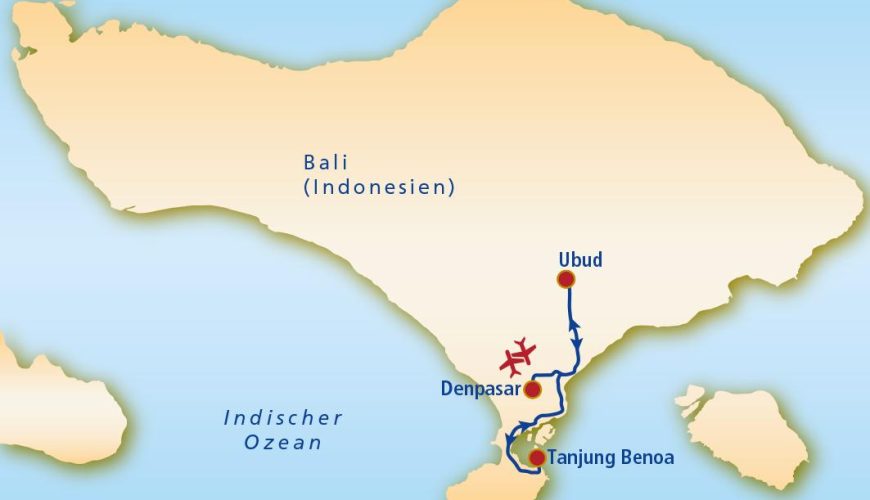 Bali Rundreise Plan
